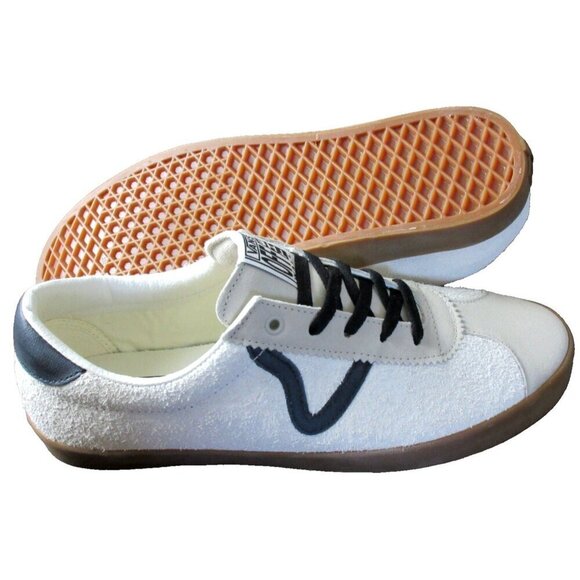 Vans Men's Sport Low Suede Multi Marshmallow Black Classic shoes Sizes NIB - Picture 2 of 5